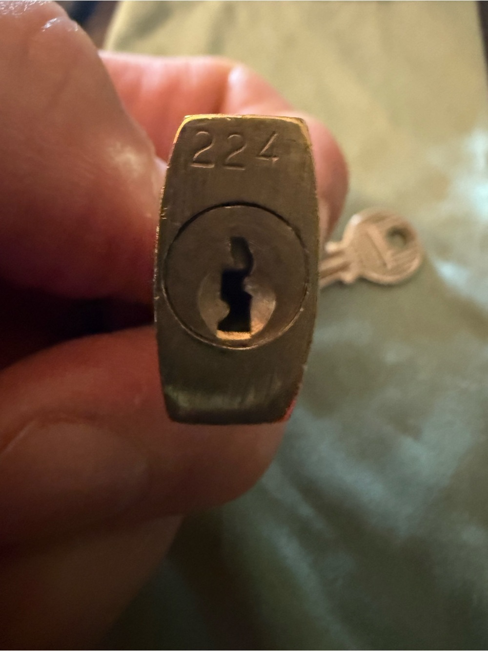 Louis Vuitton Brass Padlock and key #224 - Gold